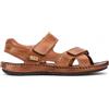 Pikolinos per uomo. 06J-5818XL Sandali Tarifa in pelle marrone con chiusura a strappo [3243009], Basso, Velcro, Casual