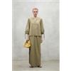 ECOALF per donna. [MCWGASRJENA00175S25-534] Camicia verde Jena, Casual, Modal, Manica lunga, Sostenibile