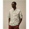 C.P. Company per uomo. 18CMOS035A005904G Camicia beige, Casual, Poliamide, Manica corta