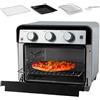 Avilia Friggitrice ad Aria e Forno Elettrico Multifunzione 22L 1700W con Timer 60 Minuti e Spegnimento Automatico in omaggio cestello per cottura - griglia forno - leccarda - maniglia per teglia
