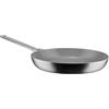 Alessi Convivio DC110/28 - Padella a Manico Lungo in Trilamina, Adatta a Induzione, in Acciaio Inossidabile e PVD, Rivestimento Interno Antiaderente Ceramico, 28 cm, Satinata