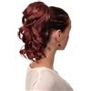WIG ME UP - JL-3023-35 Toupet/Coda di Cavallo Ondulati Mezza lunghezza(35 cm) 1 Fermacapelli a pettine+ Sezione Elastica Castano Bruno rossiccio