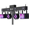 COLORKEY PARTY BAR MOBILE 250 set par a batteria litio 6 ore autonomia eventi DJ