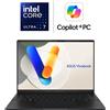 ASUS Notebook ASUS Vivobook S 14 S5406SA-QD070W Copilot+ PC Intel Core Ultra 7 Computer portatile 35,6 cm (14") WUXGA 16 GB LPDDR5x-SDRAM 1 TB SSD Wi-Fi (802.11be) Windows 11 Home Nero