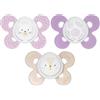 CHICCO (ARTSANA SpA) chicco succhietto comfort girl in silicone 6-16 mesi 2 pezzi
