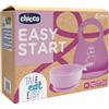 CHICCO (ARTSANA SpA) chicco set pappa silicone 6m+ rosa