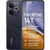 realme 14T 5G Smartphone 8+256 GB, Processore Dimensity 6300 5G, Batteria titanica da 5260 mAh, Ricarica rapida da 45 W, Display AMOLED eSports a 120 Hz, IP69, NFC, Nero
