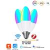 Tuya Lampadina LED Smart Zigbee E14 a Candela RGBCW