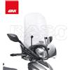 Givi Parabrezza Trasparente 52,5x76 cm + Kit Attacchi SYM Symphony S 50 - 125 -
