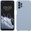 kwmobile Cover per Samsung Galaxy A32 5G Custodia - Back Case per Smartphone in Silicone TPU - Protezione Gommata - blu chiaro matt