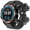 Zephyrion Smartwatch con auricolari TWS, fitness tracker da 1,43 pollici, touch screen AMOLED, smartwatch da uomo con cardiofrequenzimetro e monitoraggio del sonno, risposta e chiamata NFC (Nero)