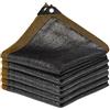 Vteyeya Rete parasole con occhielli, 1 x 2 m, piccola tenda da sole, traspirante, antivento, permeabile all'acqua, rete ombreggiante da giardino