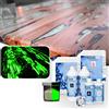Resin Pro Resina Epossidica + Pigmento Verde a base bianca per legno e bricolage