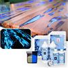 Resin Pro Resina Epossidica + Pigmento Blu Fluo per legno, bricolage e fai-da-te