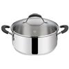 Lagostina Pentola Tempra Salvaspazio Acciaio 2 Maniglie con Coperchio D 26 cm 12896032426 di Lagostina