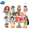 11 pcs principesse Action Figures ,8 cm,cenerentola ,ariel,pocahontas,bincaneve