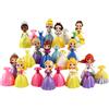 Princessesse Cinderella Belle Alice Ariel Rapunzel Vestiti Intercambiabili