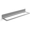 Lineabeta Porta asciugamani/accessori Saeta L.45,4 cm in alluminio grigio opaco
