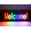 RGB SMS INSEGNA LED 80x12 SCORREVOLE PUBBLICITARIA PANNELLO CAMBIACOLORE