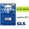 VARTA Batterie Pile CR123A CR123 123 3V Litio Varta per allarme sensore scadenza 2033