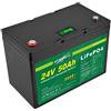 LIFEPO4 PACCO BATTERIA RICARICABILE LITIO FERRO FOSFATO PILA
