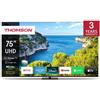 THOMSON TV 75 THOMSON 4K SMART UHD T2/C2S2 GOOGLE TV FRAMELESS PIEDE