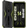Does not apply Armor X12 Pro Rugged Smartphone, Android 14 Octa-Core Cellulari 8GB+64GB/SD-256G