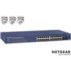 NETGEAR PROSAFE GS724TP-300EUS SWITCH SMART GESTITO 24 PORTE PoE GIGABIT ETHERNE