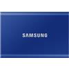 Samsung HD SSD PORTATILE 2TB SAMSUNG T7 USB 3.2 Gen.2 ESTERNO INDIGO BLU MU-PC2T0H/WW PC