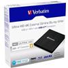 VERBATIM 43888 BLU RAY WRITER ESTERNO ULTRA HD 4K USB 3.1