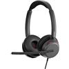 EPOS IMPACT 860T ANC Cuffie con Cavo Doppio Padiglione e Active Noise Cancelling, Certificato Teams, USB-C e USB-A, Super Wideband Audio, Ottime per Chiamate, Zoom, Ufficio, Casa e Lavoro Ibrido