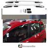 BARRE LONGITUDINALI TETTO 2 PORTAPACCHI ARGENTO PER FIAT PANDA 2012-2024