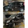 BARRE LONGITUDINALI TETTO PORTAPACCHI NERE 2 pezzi PER FIAT PANDA 2012-2024