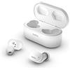 Belkin SoundForm Auricolari true Wireless (Cuffie Bluetooth per iPhone, Samsung, Google, controlli touch, Custodia di Ricarica Portatile, riproduzione 24 ore, isolamento rumori, anti-sudore), Bianco