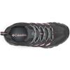 Columbia Crestwood Wp, Scarpe da trekking ed escursionismo impermeabili a vita bassa Donna, Dark Grey/Salmon Rose, 40.5 EU