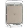 Klarstein Stufa Elettrica Basso Consumo, Stufetta Elettrica Basso Consumo 1300W, Riscaldamento Elettrico in Alluminio con Marmo, Termostato, Riscaldatore Pannello Radiante Infrarossi e Antigelo