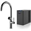 GESSI miscelatore rubinetto da cucina 60720 031 Chrome VITA Collection con unità FREDDO 60802 - 60720-031+60802