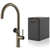 GESSI miscelatore rubinetto da cucina 60720 149 Finox Brushed Nickel VITA Collection con unità CALDO 60806 - 60720-149+60806