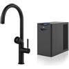 GESSI miscelatore rubinetto da cucina 60720 299 Matt Black VITA Collection con unità FREDDO 60802 - 60720-299+60802
