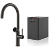 GESSI miscelatore rubinetto da cucina 60720 707 Black Metal Brushed VITA Collection con unità CALDO 60806 - 60720-707+60806