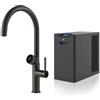 GESSI miscelatore rubinetto da cucina 60720 707 Black Metal Brushed VITA Collection con unità FREDDO 60802 - 60720-707+60802