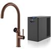 GESSI miscelatore rubinetto da cucina 60720 708 Copper Brushed VITA Collection con unità FREDDO 60802 - 60720-708+60802