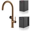 GESSI miscelatore rubinetto da cucina 60720 726 Warm Bronze Brushed VITA Collection con unità CALDO e FREDDO - 60720-726+60806+60802