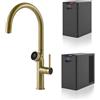 GESSI miscelatore rubinetto da cucina 60720 727 Brass Brushed VITA Collection con unità CALDO e FREDDO - 60720-727+60806+60802