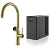 GESSI miscelatore rubinetto da cucina 60720 727 Brass Brushed VITA Collection con unità FREDDO 60802 - 60720-727+60802