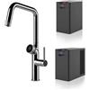 GESSI miscelatore rubinetto da cucina 60721 031 Chrome VITA Collection con unità CALDO e FREDDO - 60721-031+60806+60802