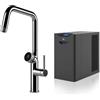 GESSI miscelatore rubinetto da cucina 60721 031 Chrome VITA Collection con unità FREDDO 60802 - 60721-031+60802