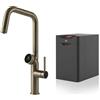 GESSI miscelatore rubinetto da cucina 60721 149 Finox Brushed Nickel VITA Collection con unità CALDO 60806 - 60721-149+60806