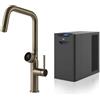 GESSI miscelatore rubinetto da cucina 60721 149 Finox Brushed Nickel VITA Collection con unità FREDDO 60802 - 60721-149+60802