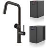 GESSI miscelatore rubinetto da cucina 60721 707 Black Metal Brushed VITA Collection con unità CALDO e FREDDO - 60721-707+60806+60802
